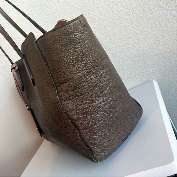 GUCCI Taupe Pink Swing Dollar Travel Tote Shoulder Bag Sylvie Jackie Disco - Picture 5 of 13